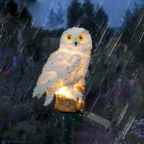 Owl of Light Magical and Rain-Resistant Solar Lamp