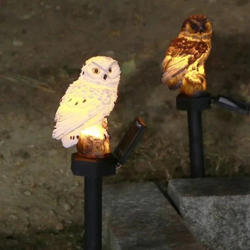 Owl of Light Magical and Rain-Resistant Solar Lamp