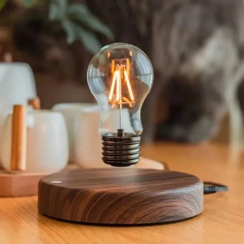 Floating LED Lamp with Magnetic Levitation – Decorative Night Light
