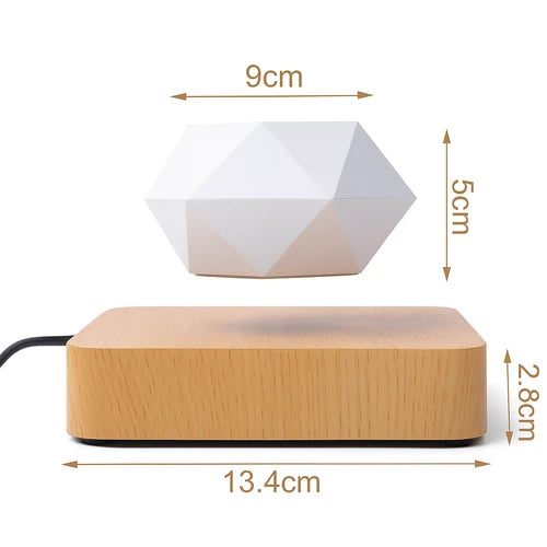 Floating Magnetic Rotating Flower Pot – Home Decor (No Plant Included)