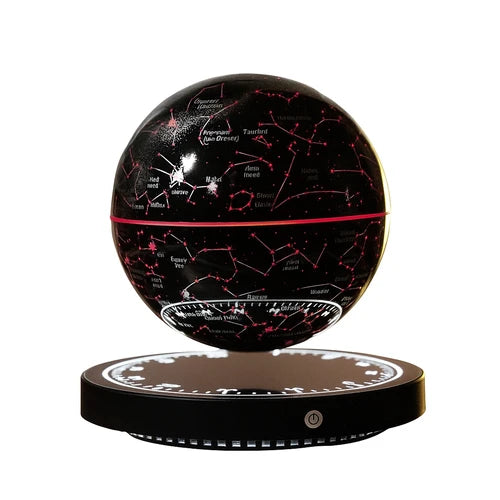 RGB Floating Celestial Globe with Magnetic Levitation and 360° Rotating Starry Effect
