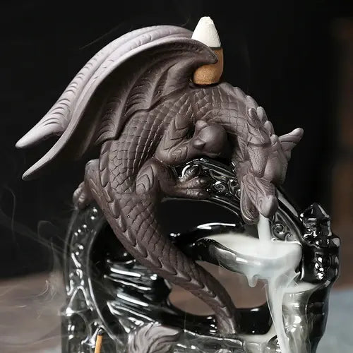 Dream Dragon – Mystical Ceramic Incense Burner