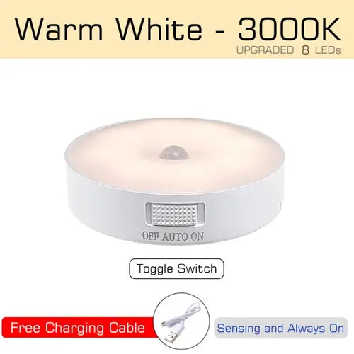 Cabinet Light with Motion Sensor, USB Rechargeable