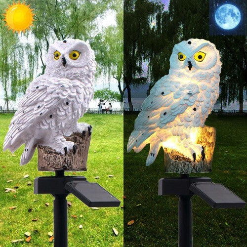 Owl of Light Magical and Rain-Resistant Solar Lamp