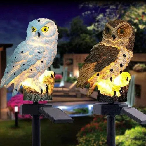 Owl of Light Magical and Rain-Resistant Solar Lamp