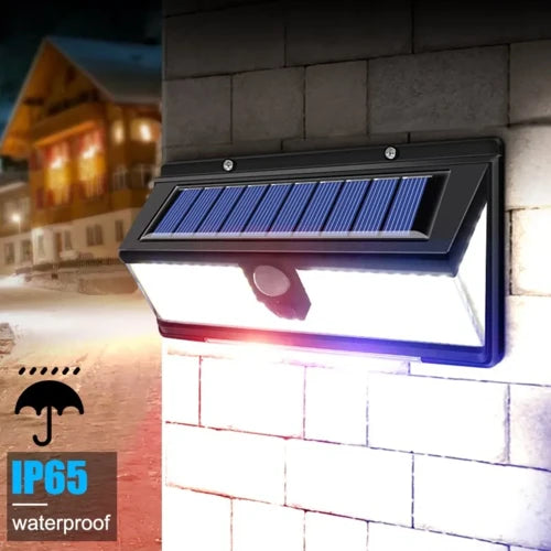 190 LED Solar Light with Motion Sensor and 4 Modes