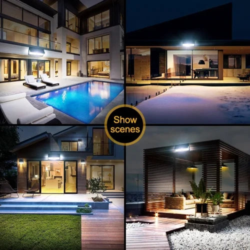 190 LED Solar Light with Motion Sensor and 4 Modes