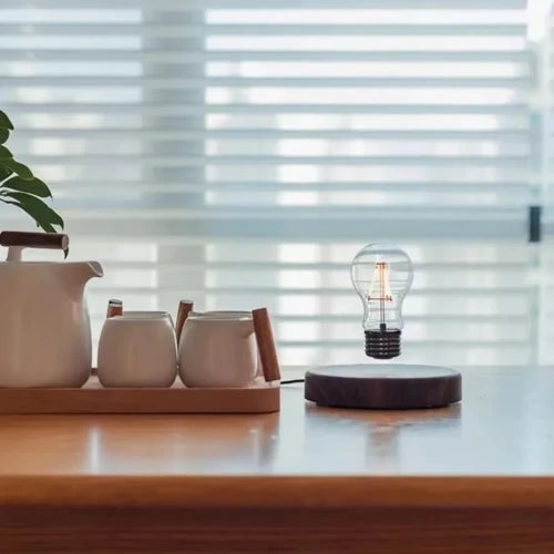 Floating LED Lamp with Magnetic Levitation – Decorative Night Light