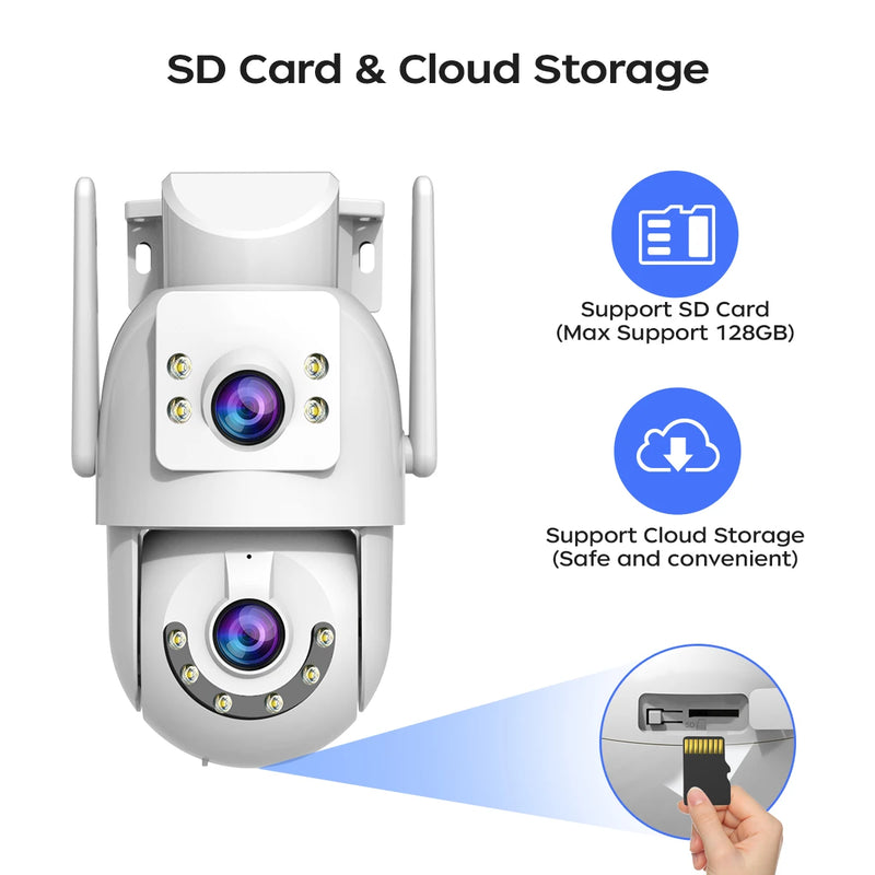 4K 8MP Wi-Fi Camera with 5x Zoom and AI Tracking