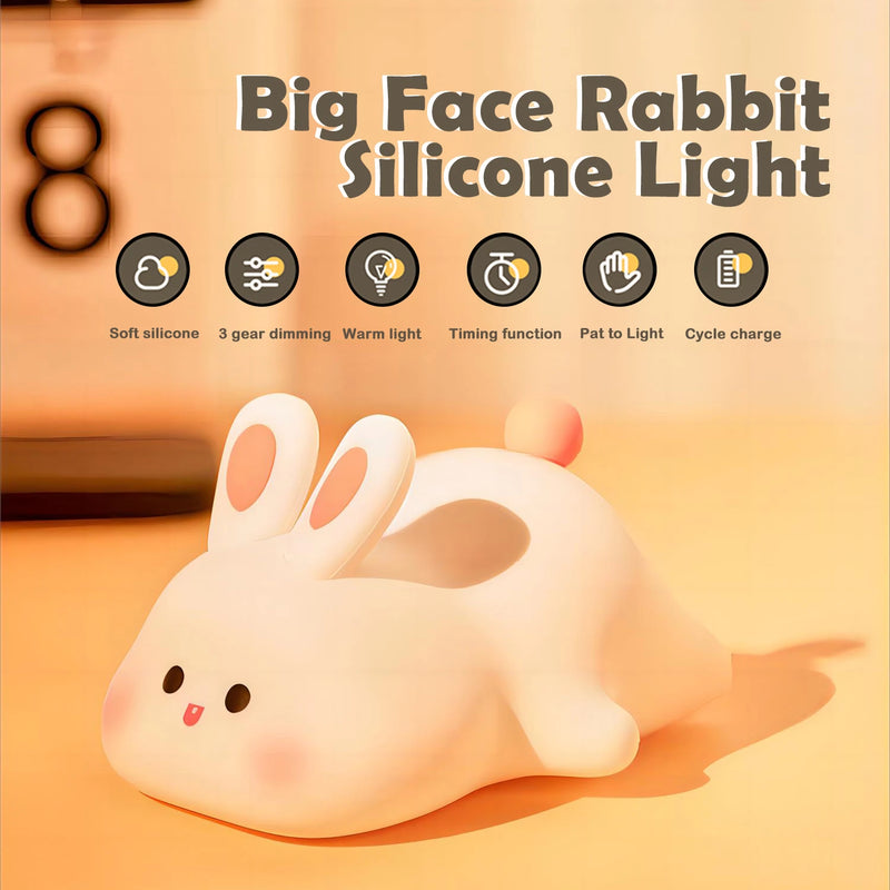 Rechargeable LED Mascot Night Light with Touch Sensor