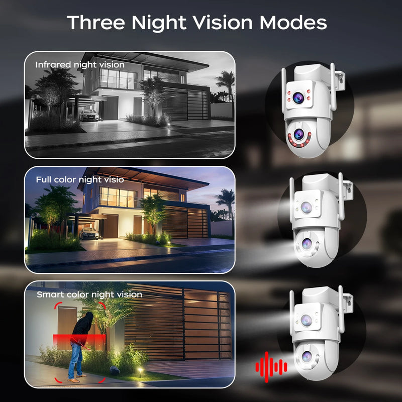 4K 8MP Wi-Fi Camera with 5x Zoom and AI Tracking