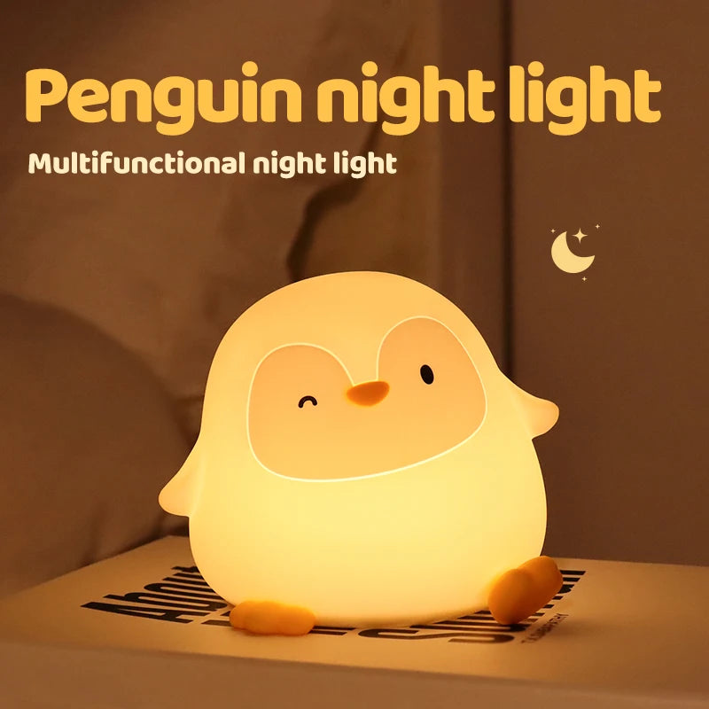 Rechargeable LED Mascot Night Light with Touch Sensor