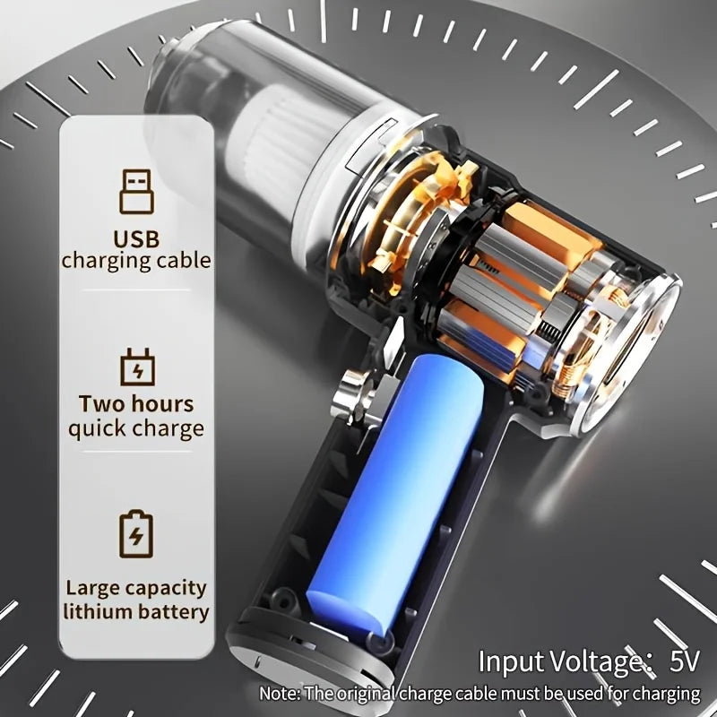 Mini Portable 9000Pa Rechargeable Vacuum Cleaner
