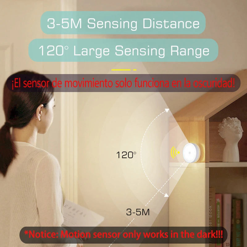 Cabinet Light with Motion Sensor, USB Rechargeable