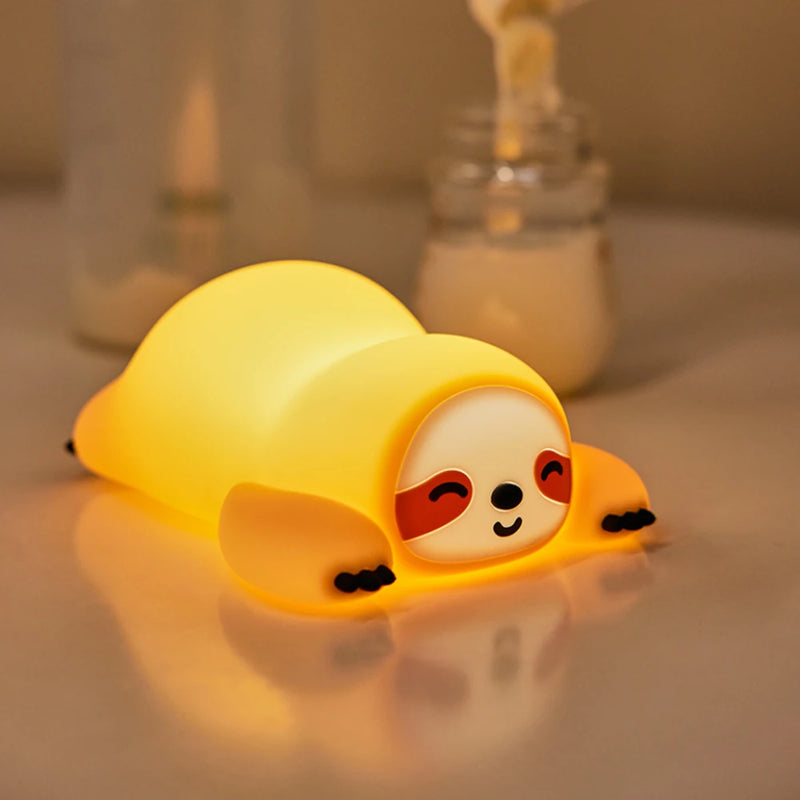 Rechargeable LED Mascot Night Light with Touch Sensor
