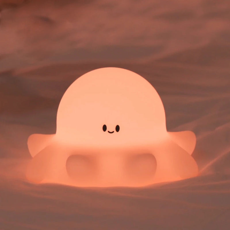 Rechargeable LED Mascot Night Light with Touch Sensor