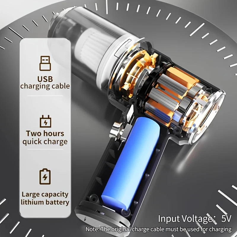 Mini Portable 9000Pa Rechargeable Vacuum Cleaner
