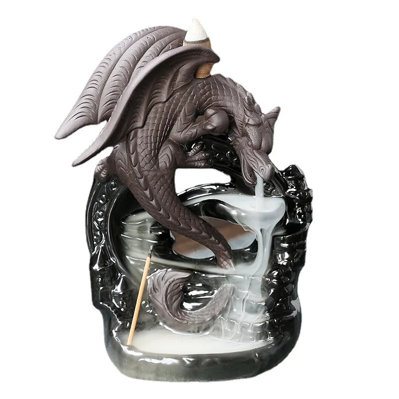 Dream Dragon – Mystical Ceramic Incense Burner