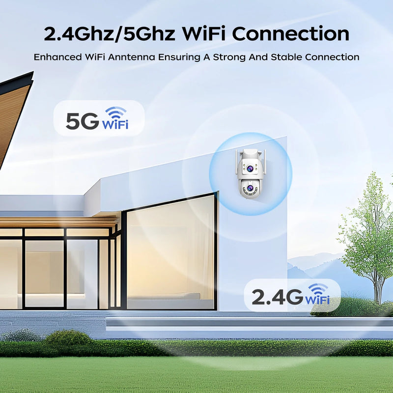 4K 8MP Wi-Fi Camera with 5x Zoom and AI Tracking